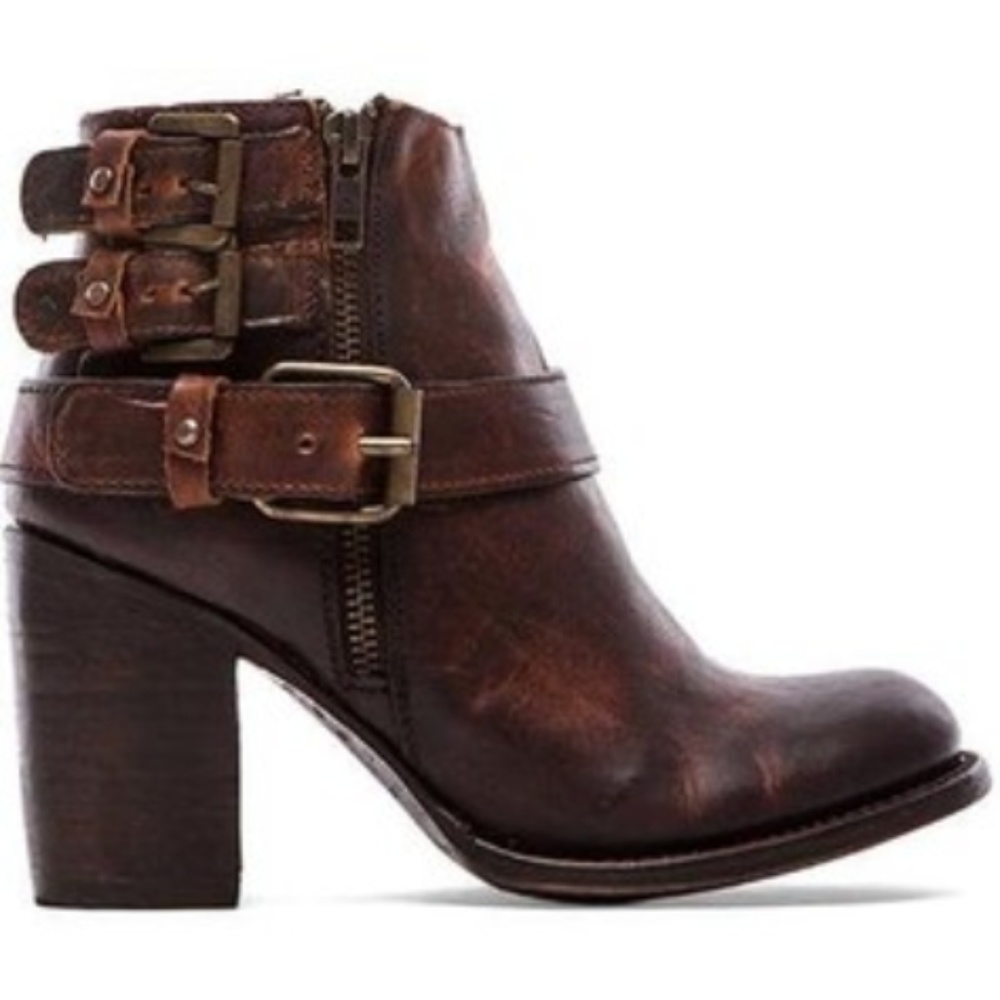 Freebird Bolo Buckle-Strap Bootie